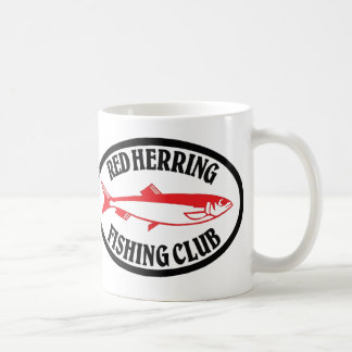 Caneca De Café Red Herring que pesca o clube