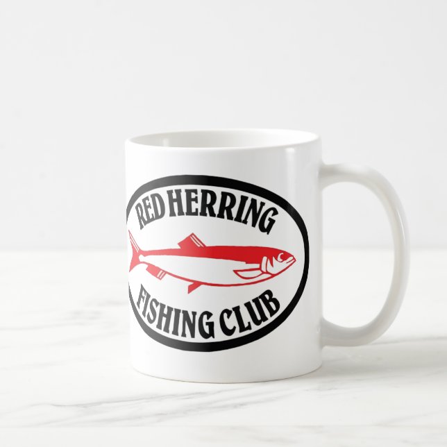 Caneca De Café Red Herring que pesca o clube (Direita)