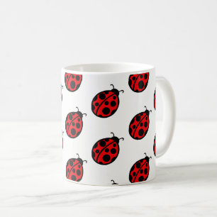 Caneca De Café Red Ladybug Café Mug Gift