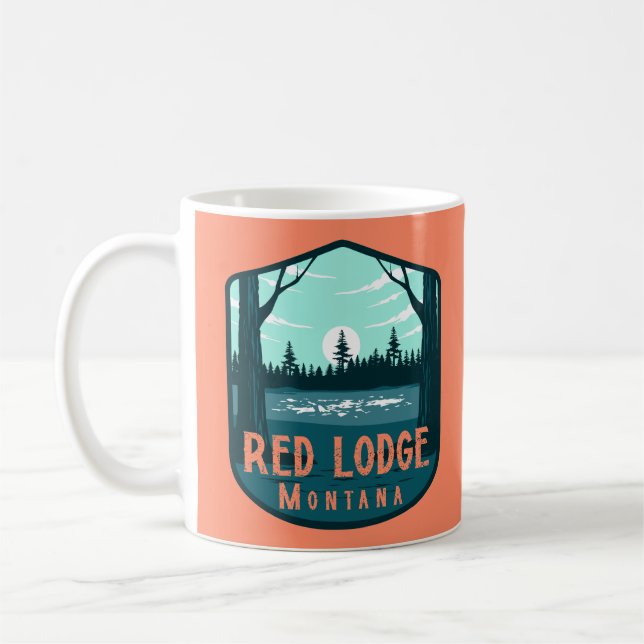 Caneca De Café Red Lodge Montana (Esquerda)