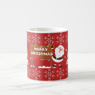 Caneca De Café Red Merry Christmas Mug