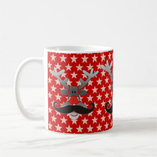 Caneca De Café Red Nosed com bigode