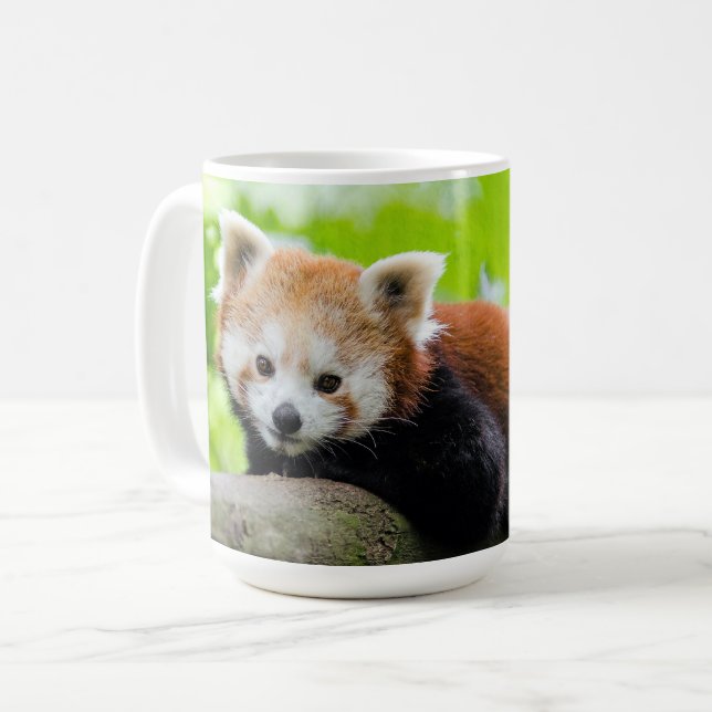 Caneca De Café Red Panda (Frente Esquerda)
