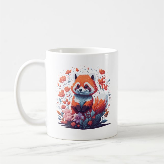Caneca De Café Red Panda Lovers (Esquerda)