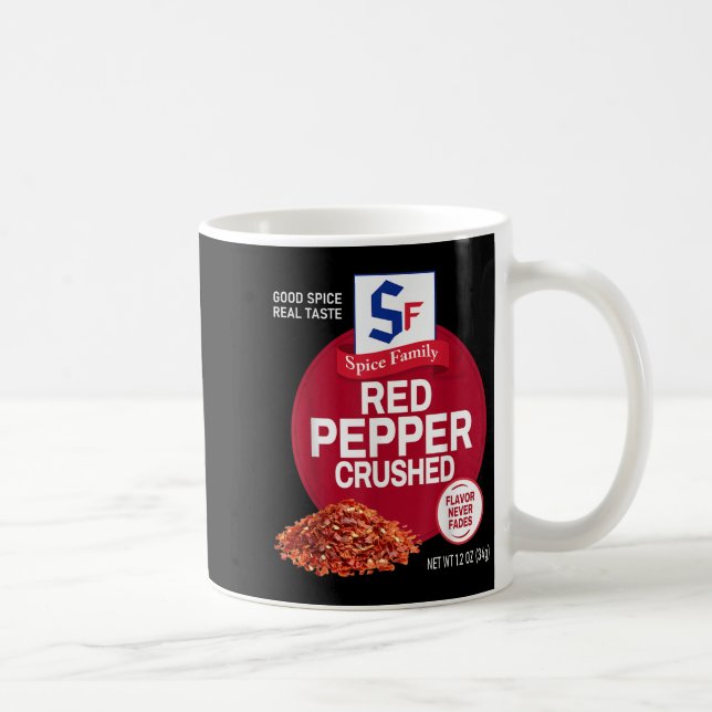 Caneca De Café Red Pepper Crushed Sce Group Family Matching Hallo (Direita)