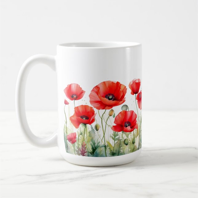 Caneca De Café Red Poppy Mug (Esquerda)