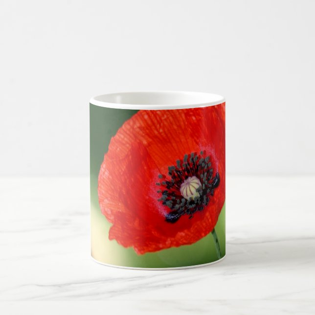 Caneca De Café Red Poppy Seed Mug (Centro)