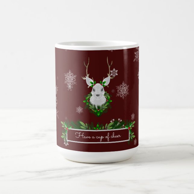 Caneca De Café Red Reindeer Coffee Mug (Centro)