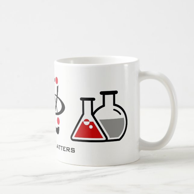 Caneca De Café Red Science faz Design Mug (Direita)