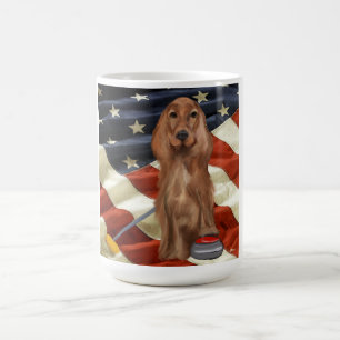 CANECA DE CAFÉ RED SETTER CURLING 