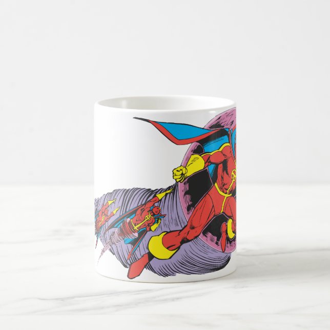 Caneca De Café Red Tornado Em Movimento Vento (Centro)