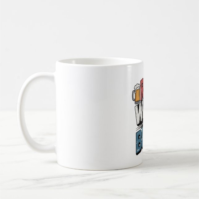 Caneca De Café Red White e Break Design (Esquerda)
