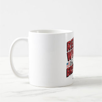 Caneca De Café Red White e Breer Beer Mug Art