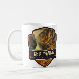 Caneca De Café Red Wing, Minnesota Vintage