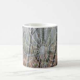 Caneca De Café Rede de Túmulo de Aranha do Jardim Europeu