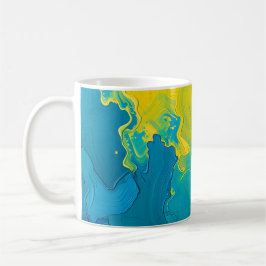 Caneca De Café Redemoinho Abstrato