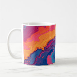 Caneca De Café Redemoinho Abstrato