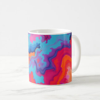 Caneca De Café Redemoinho Abstrato