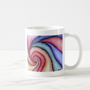 Caneca De Café Redemoinho da aguarela