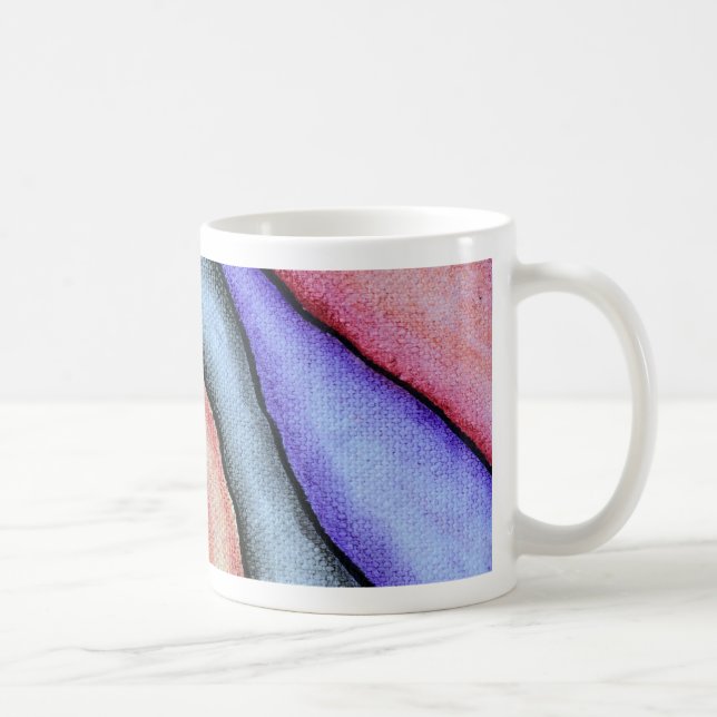 Caneca De Café Redemoinho de Aquarela (Direita)