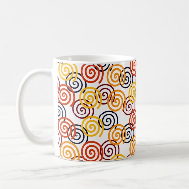 Caneca De Café Redemoinhos de Outono  (Esquerda)