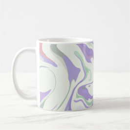 Caneca De Café Redemoinhos de Pastel Suave