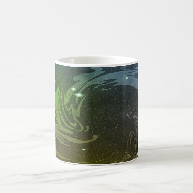 Caneca De Café Redemoinhos do abstrato (Centro)
