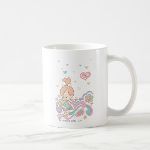 Caneca De Café Redemoinhos do amor de PEBBLES™