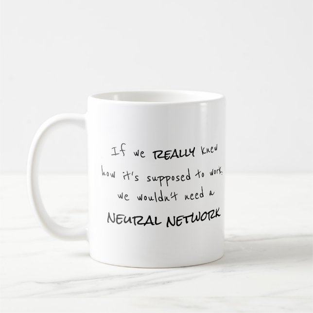 Caneca De Café Redes Neurais: A Verdade - Mug (Esquerda)