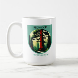 Caneca De Café Redwood National Park Beauty na Califórnia