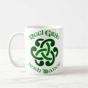 Caneca De Café Reel Girls Dança Irlandesa Para Dançarinos Irlande