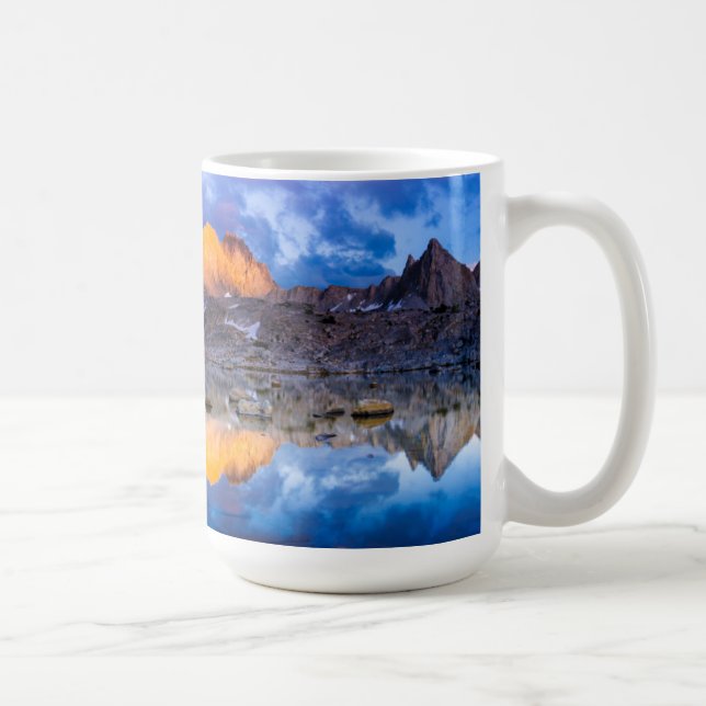Caneca De Café Reflexo da montanha, Califórnia (Direita)
