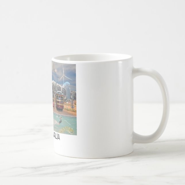CANECA DE CAFÉ REFLEXÕES DA ONÇA    AUSTRÁLIA (Direita)