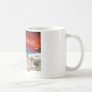 Caneca De Café REFLEXÕES da rocha    da onça ULURU Ayers