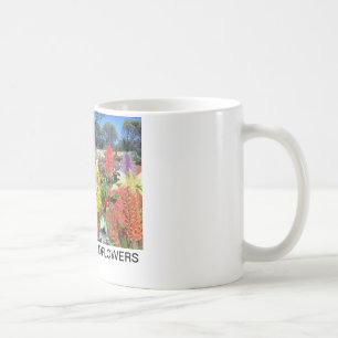 Caneca De Café REFLEXÕES de wildflowers do australiano da onça