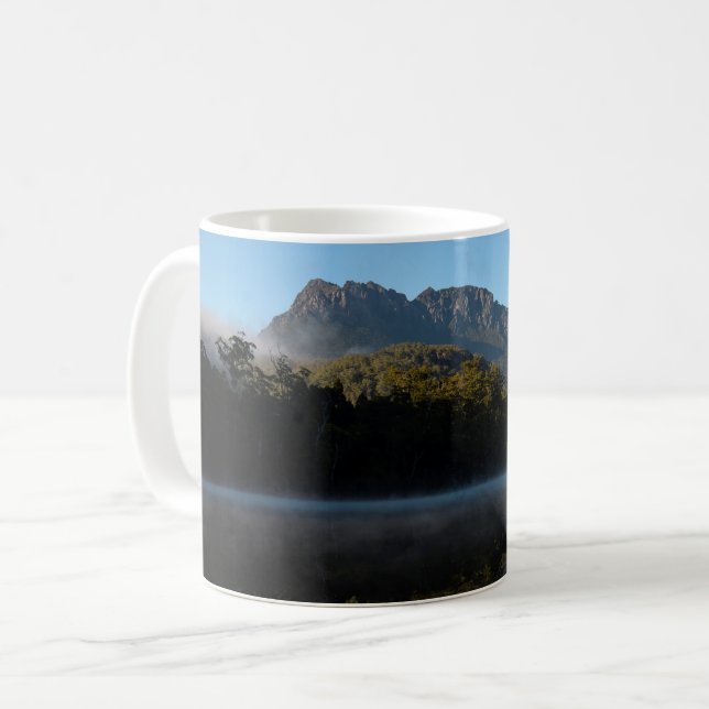 Caneca De Café Reflexões no lago (Frente Esquerda)