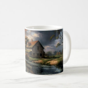 Caneca De Café Reflexões Tranquilas do País