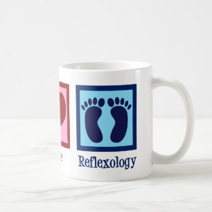 Caneca De Café Reflexologia do Amor pela Paz