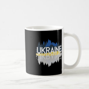 Caneca De Café Reflexos da Montanha da Ucrânia Natureza Ucraniana