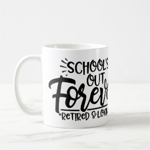 Caneca De Café Reforma Personalizada de Professores "Escolar Fora