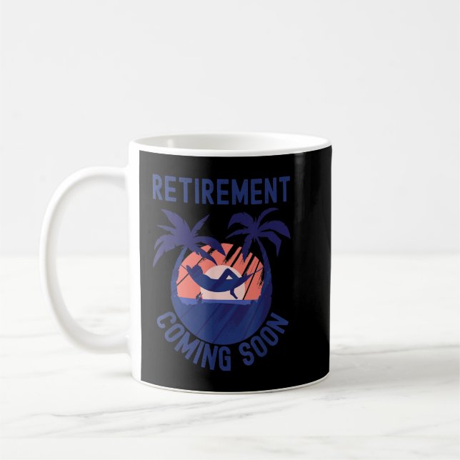 Caneca De Café Reforma Quase Aposentada Em Breve Engraçado Retiri (Esquerda)