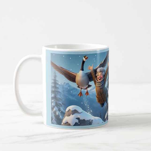 CANECA DE CAFÉ " REFORMADO E FELIZ " (Esquerda)