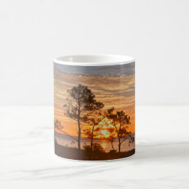Caneca De Café Refúgio em Dauphin Island Sunrise, Alabama