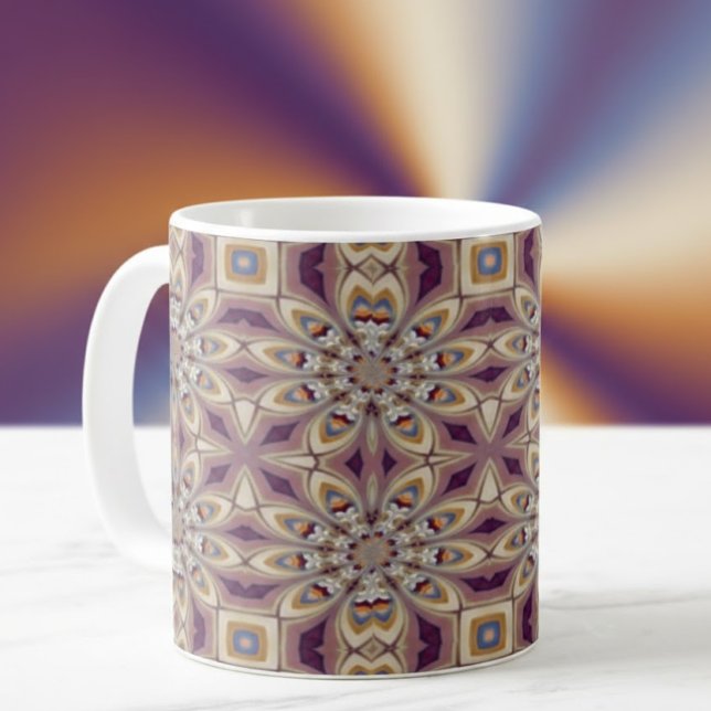 Caneca De Café Regal Flowers (Criador carregado)