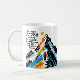 CANECA DE CAFÉ REGALO PERSONALIZADO PARA (NOMBRE) ERES FUERTE