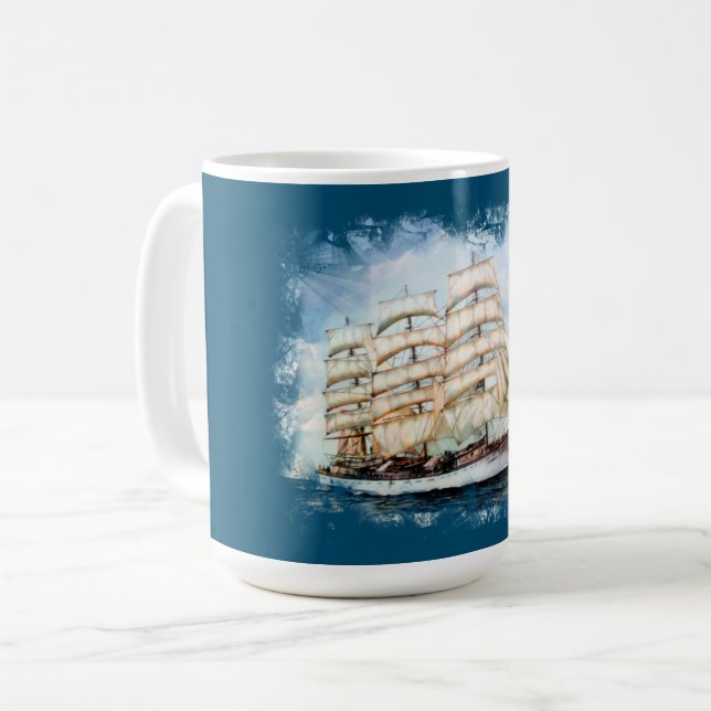 Caneca De Café Regata Cutty Sark (Frente Esquerda)