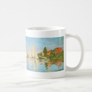 Caneca De Café Regata em Argenteuil por Claude Monet