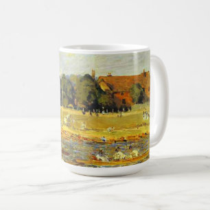 Caneca De Café Regata em Hampton Court Alfred Sisley Poster
