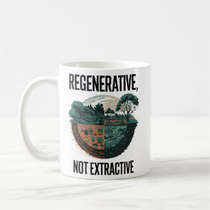 Caneca De Café Regeneração, Não Extrativo - Futuro Sustentável