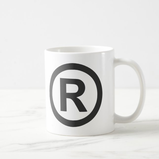 Caneca De Café Registrado (Direita)